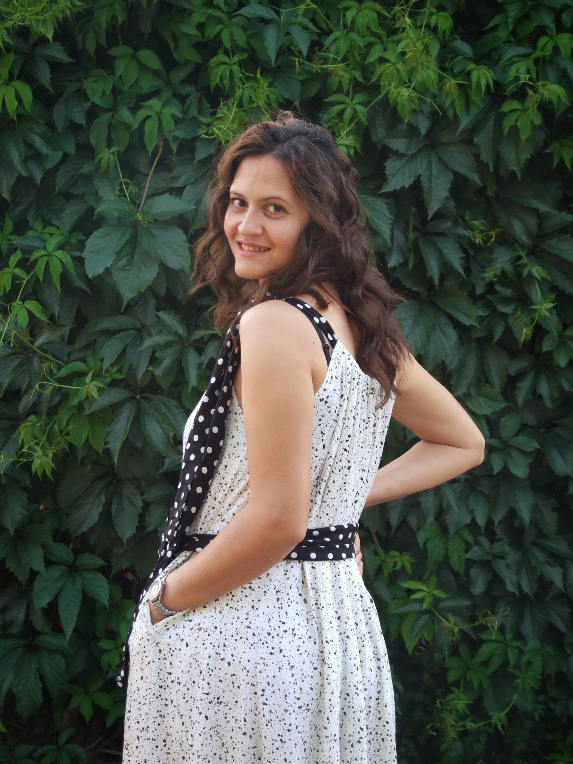 Oversize maxi haljina od pamuka - Slika 6