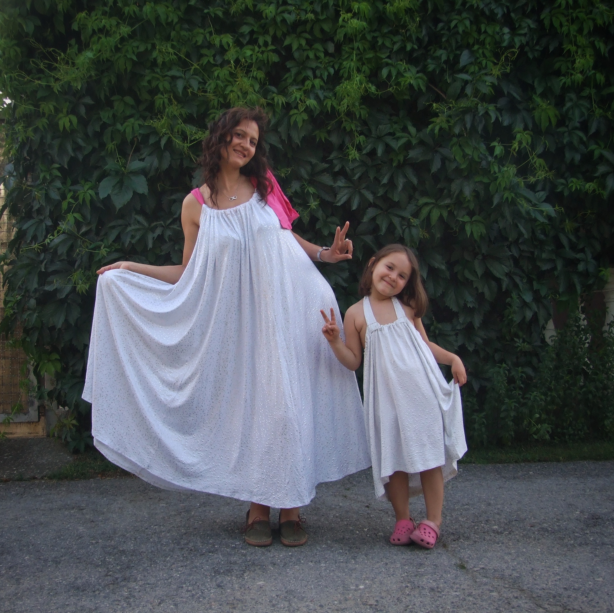 Oversize maxi haljina od pamuka - Slika 15