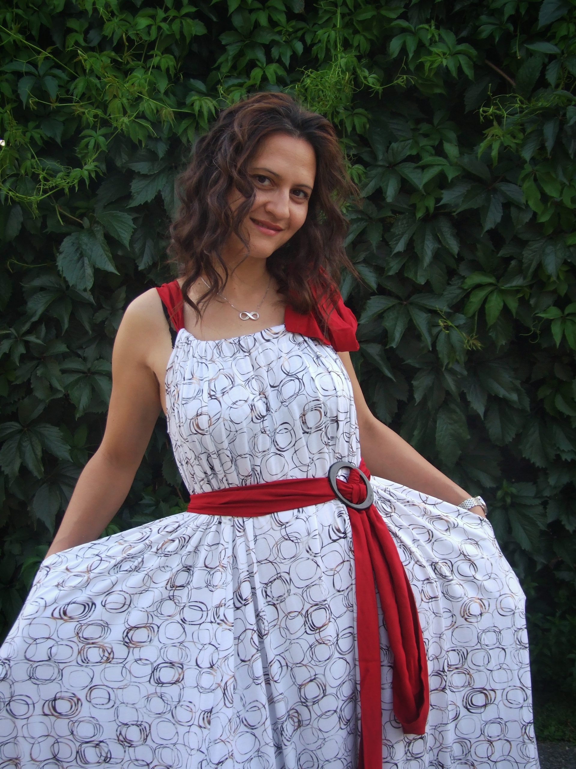 Oversize maxi haljina od pamuka